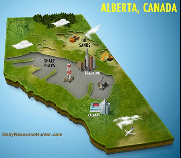 Alberta map